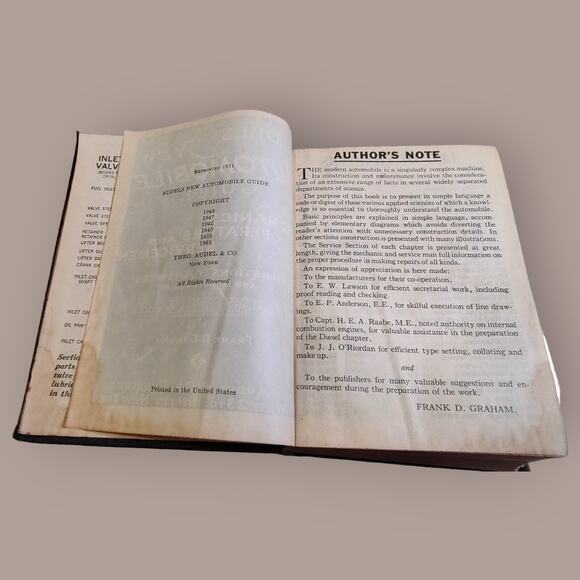 Vintage Audels New Automobile Guide for Mechanics Operators And Servicemen 1951 - Picture 5 of 16